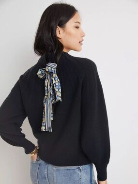 Anthropologie Liora Tie-Back Sweater, Size XL